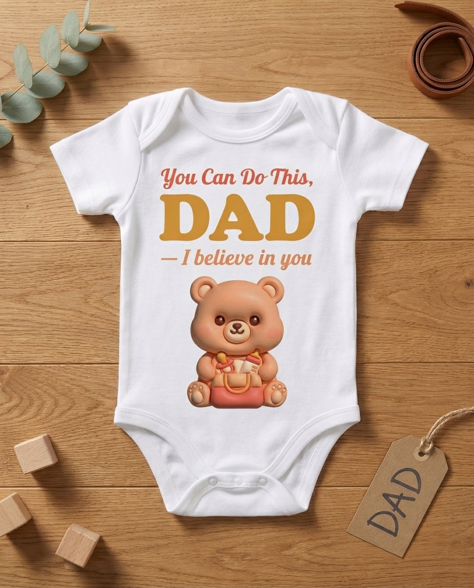 TotKind - Bear You Can Do This Dad - Baby Onesie