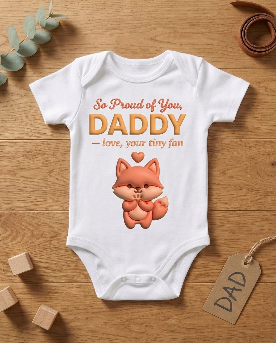 TotKind - Fox Proud of You Daddy - Baby Onesie