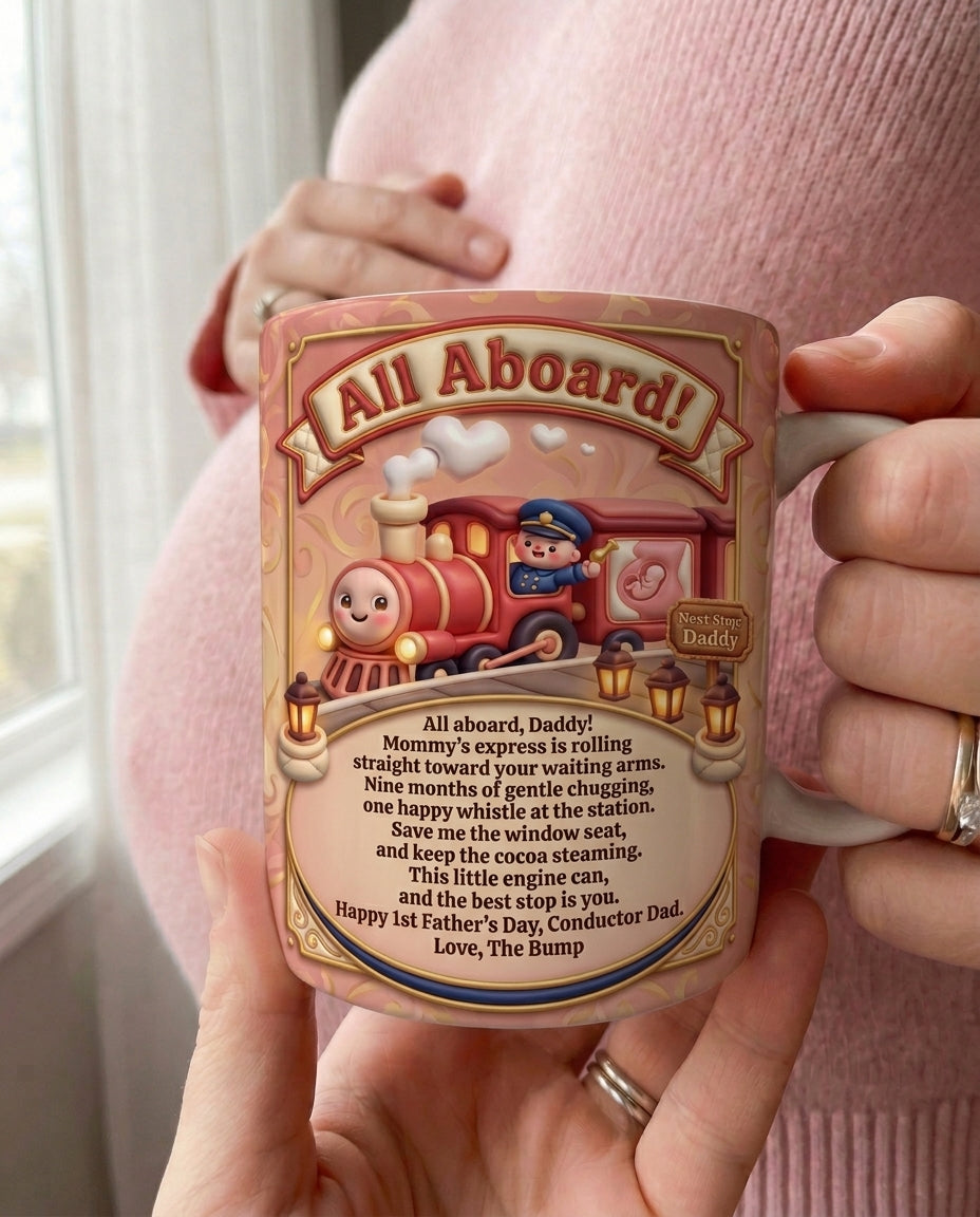 TotKind - All Aboard Conductor Dad - Mug