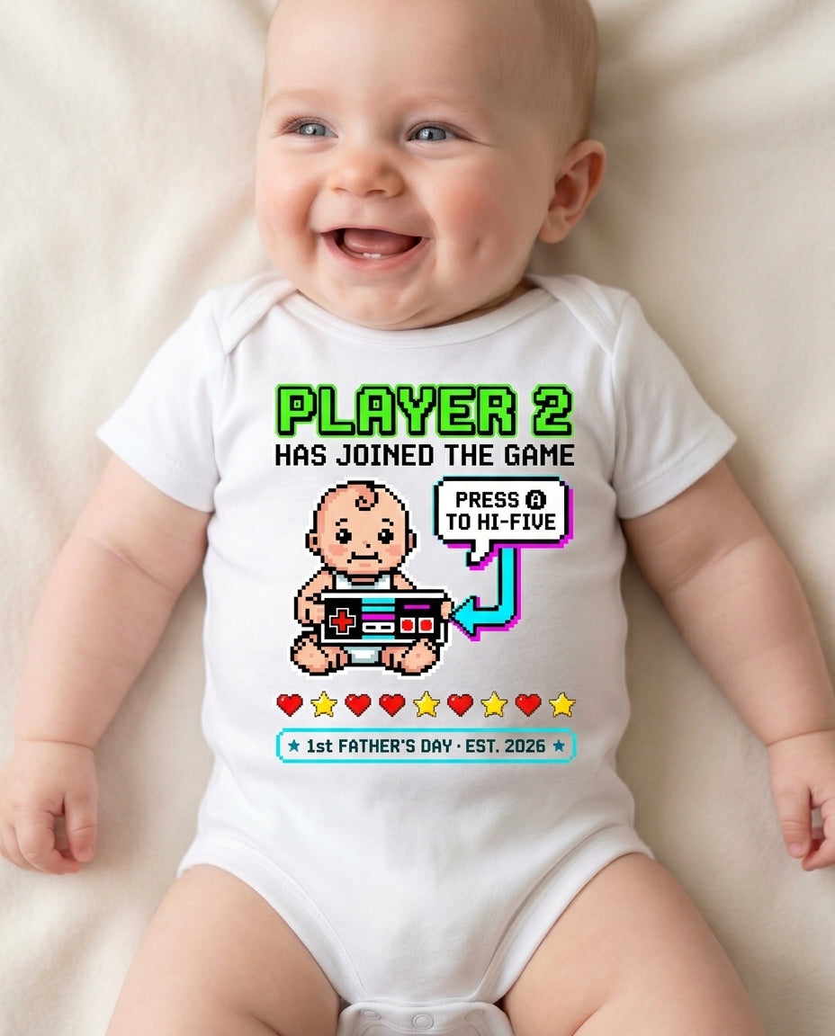 TotKind - Player 2 Joined Game - Baby Onesie