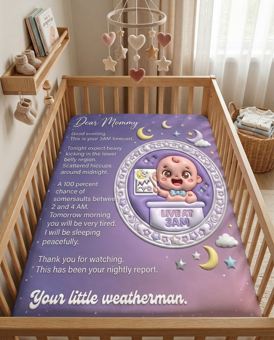 TotKind - Babys Midnight Weather Report - Blanket