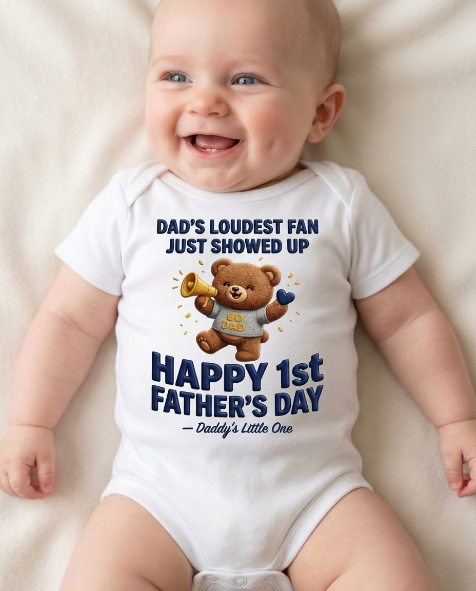 TotKind - FD-G Clean 2nd Test Loudest Fan Just Showed Up - Baby Onesie