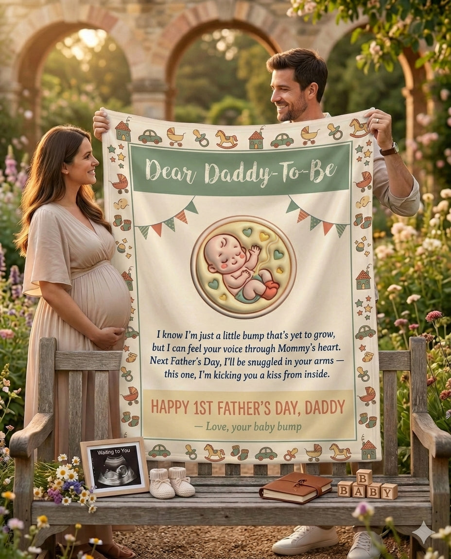TotKind - Dear Daddy To Be - Blanket