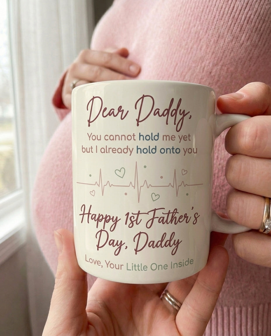 TotKind - Flat Typographic Letter From The Womb NON-3D-PUFF - Mug - 16052026