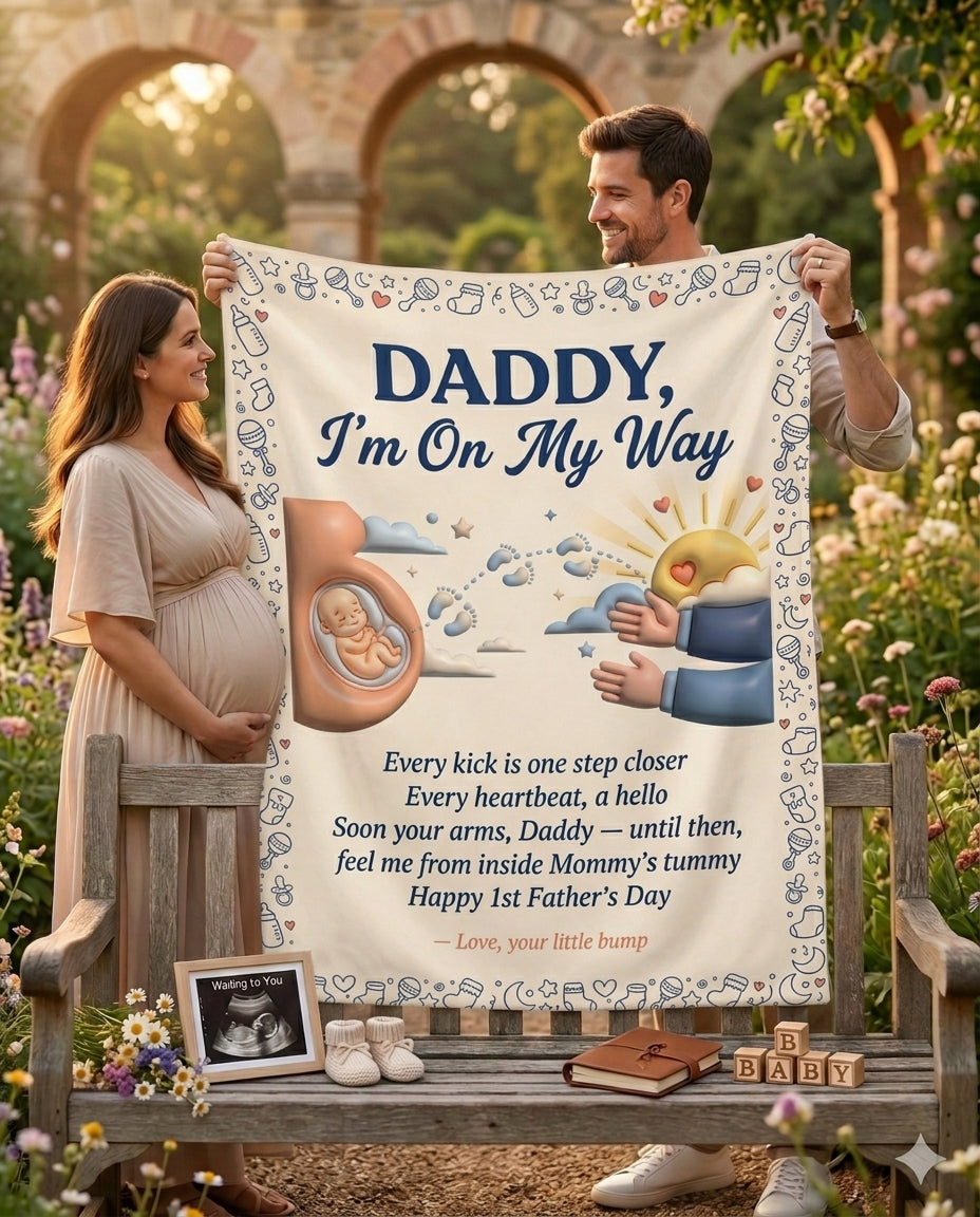 TotKind - Daddy I'm On My Way - Blanket