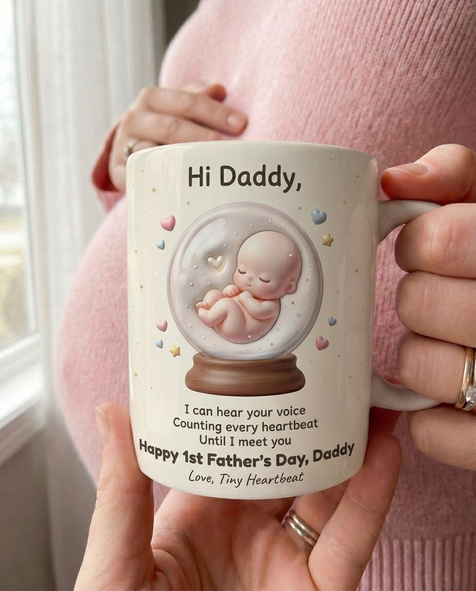 TotKind - Snowglobe Heartbeat Daddy - Mug - 09052026