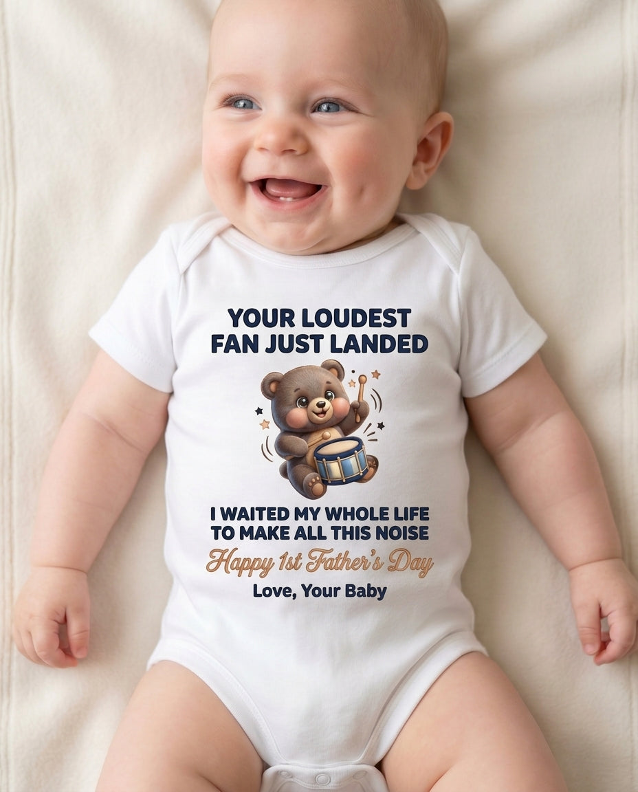 TotKind - NEW2 H17 CTA-Variation Warm-Pastel-Gradient Toy-Dr - Baby Onesie - 19052026