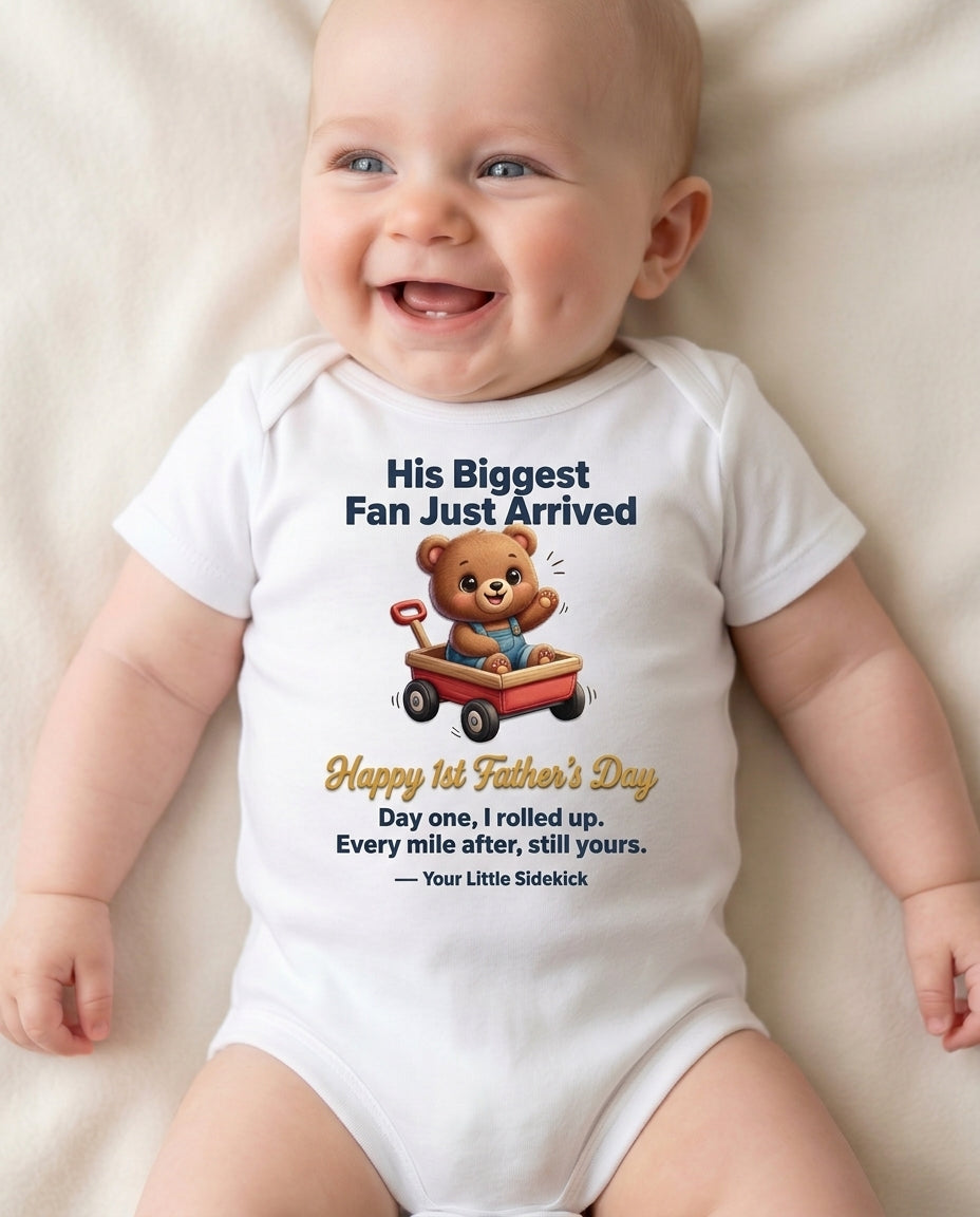 TotKind - H19 Protagonist-Headline Isolation on Warm-Pastel- - Baby Onesie - 19052026