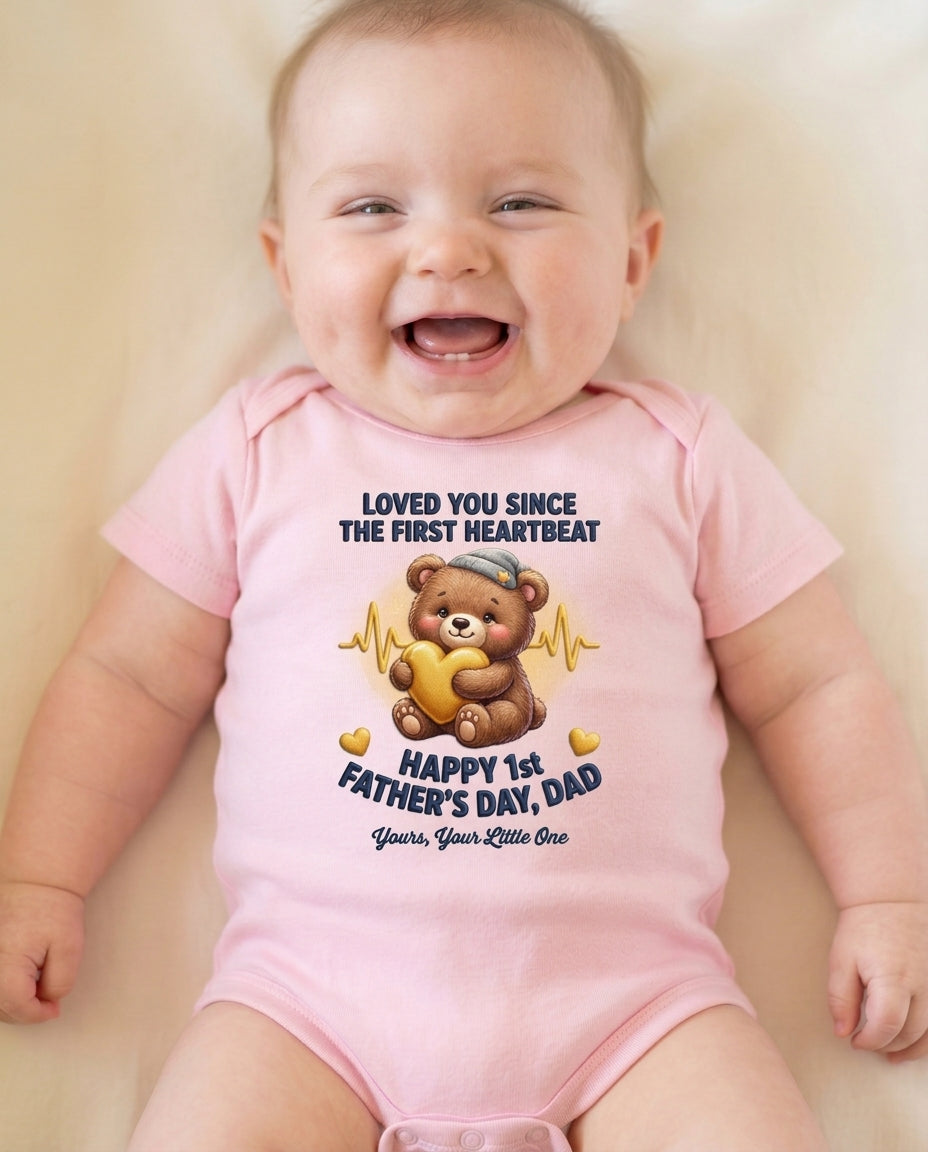 TotKind - FD-H Sentimental Variant Loved You Since First He - Baby Onesie
