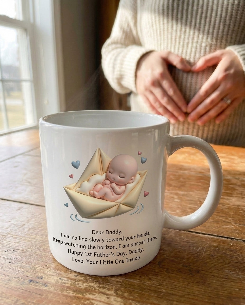 TotKind - Origami Paper Boat Bump - Mug - 11052026