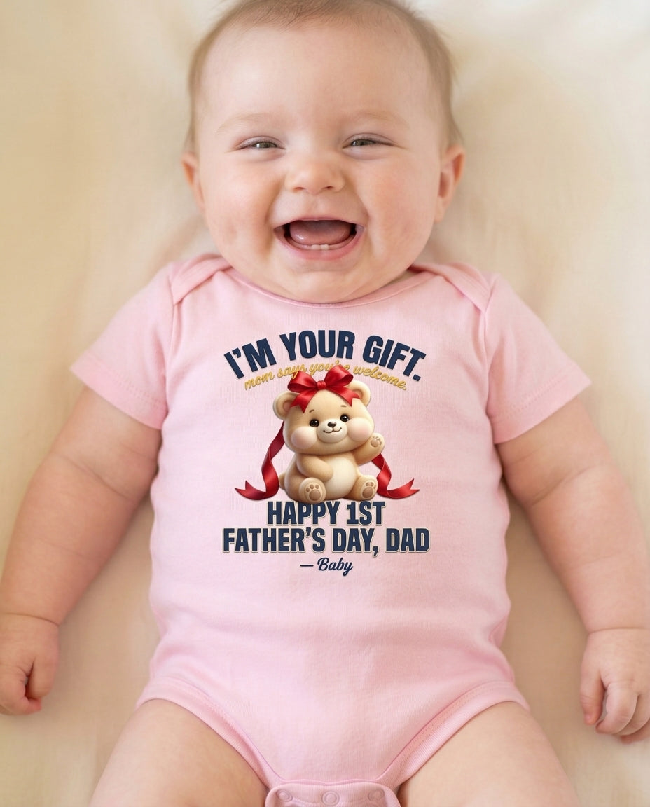TotKind - Gift Bear Im Your Gift FD-I Fusion FD-B Reddit - Baby Onesie
