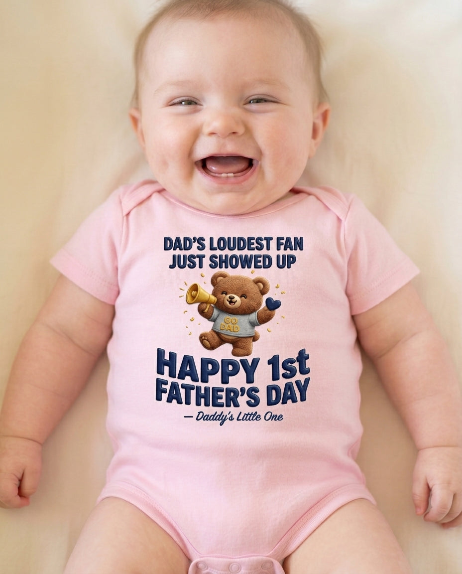 TotKind - FD-G Clean 2nd Test Loudest Fan Just Showed Up - Baby Onesie