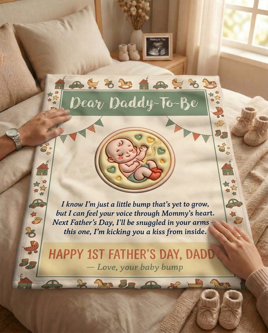 TotKind - Dear Daddy To Be - Blanket