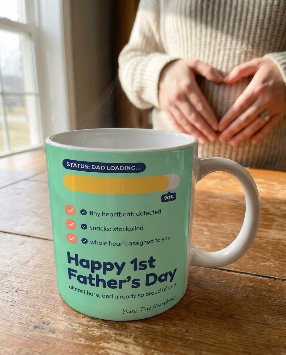 TotKind - NEW2 Dad Status Loading Bar - Modern Flat UI Badge - Mug - 18052026
