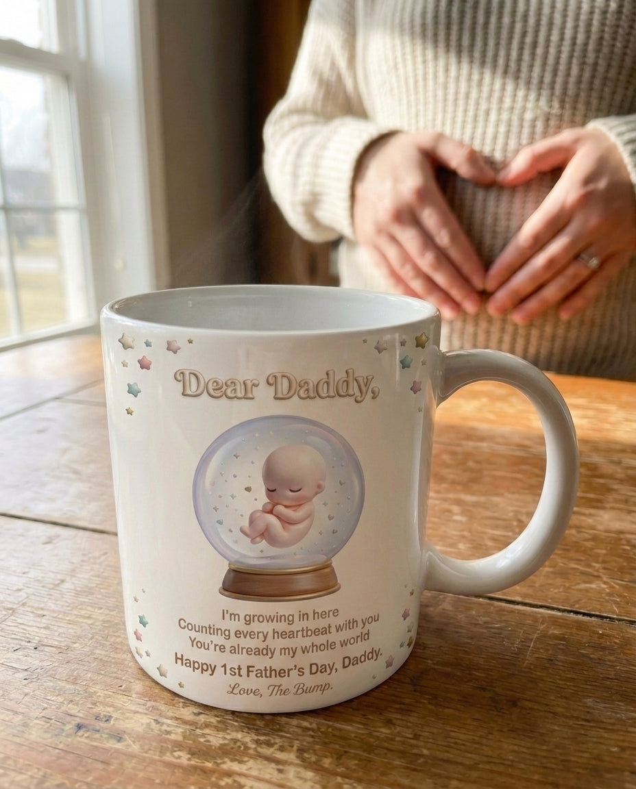 TotKind - Snowglobe Bump First Fathers Day - Mug
