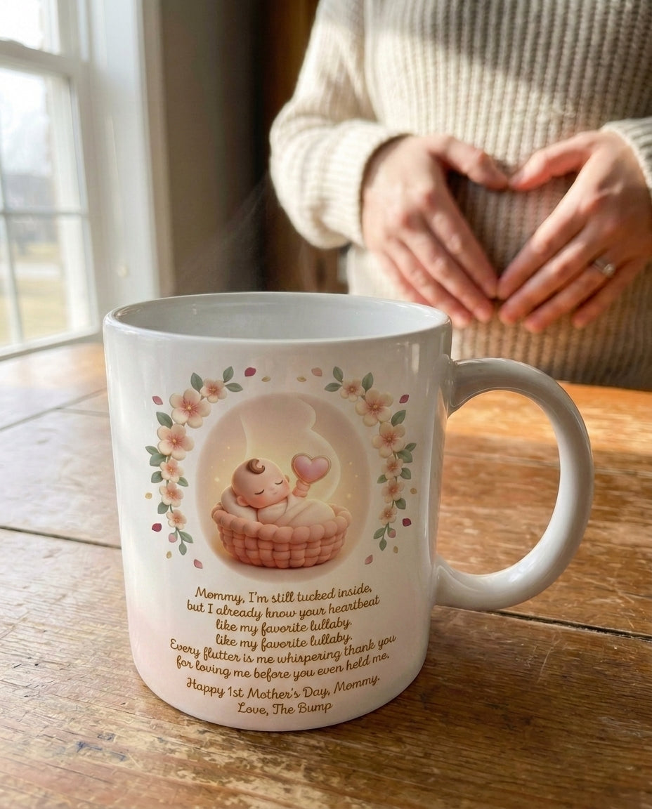 TotKind - Peach Bloom Bump Cradle - Mug
