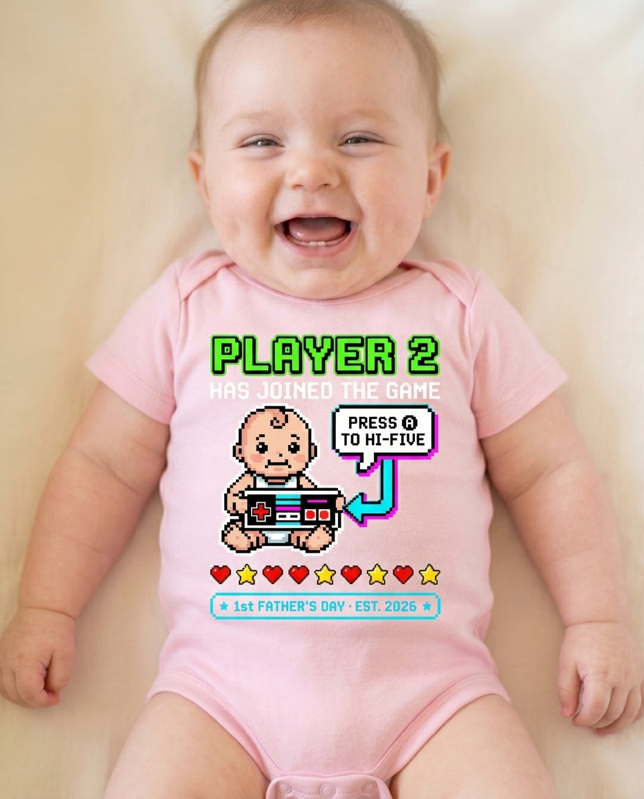TotKind - Player 2 Joined Game - Baby Onesie