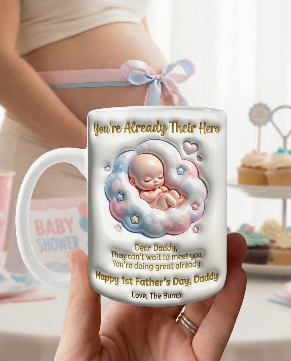 TotKind - Cotton Cloud Swaddle Quote B H-08 You-The-Dad POV - Mug - 18052026