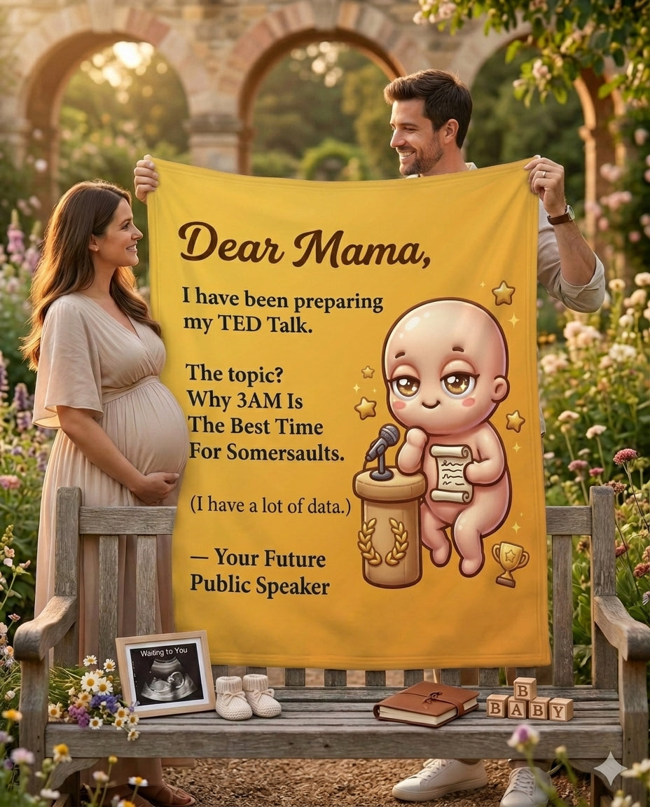 TotKind - Babys First TED Talk - Blanket