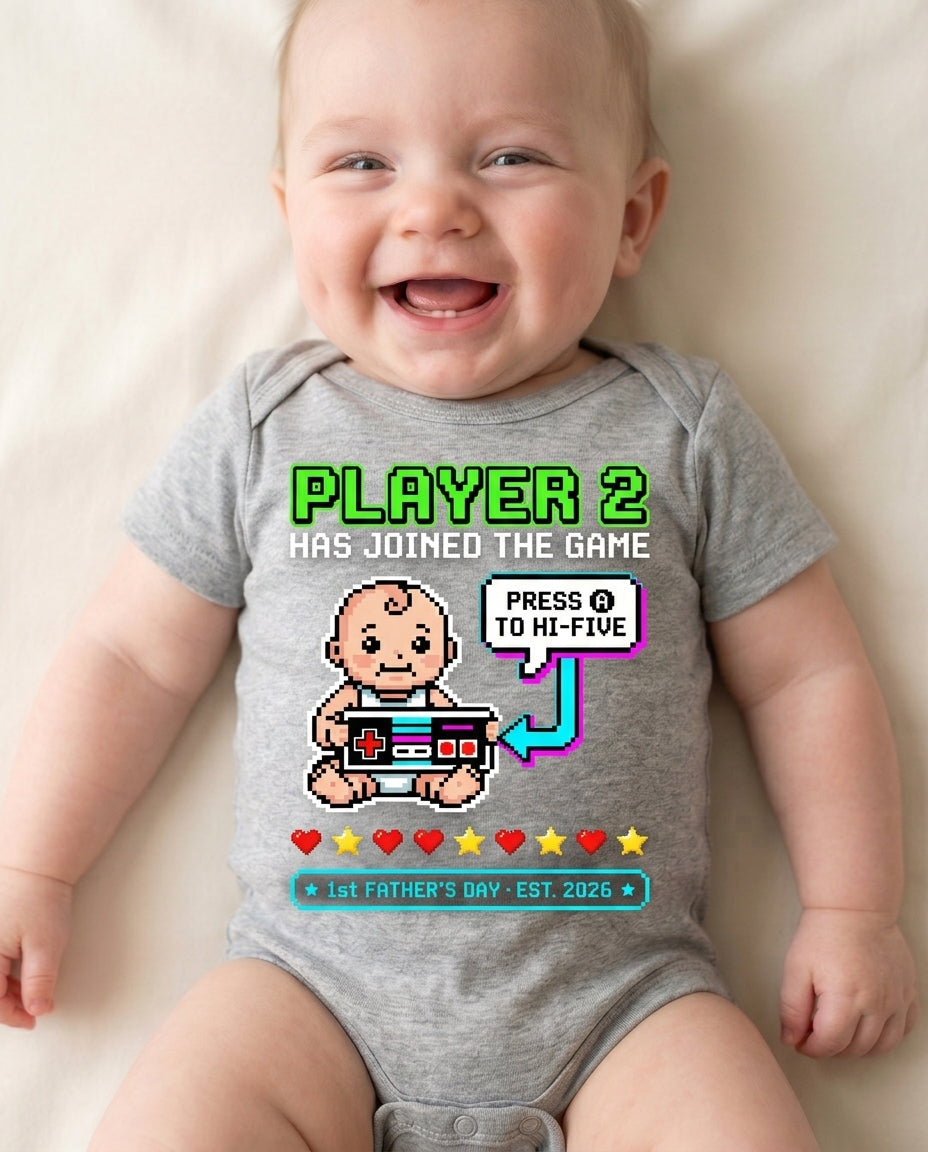 TotKind - Player 2 Joined Game - Baby Onesie