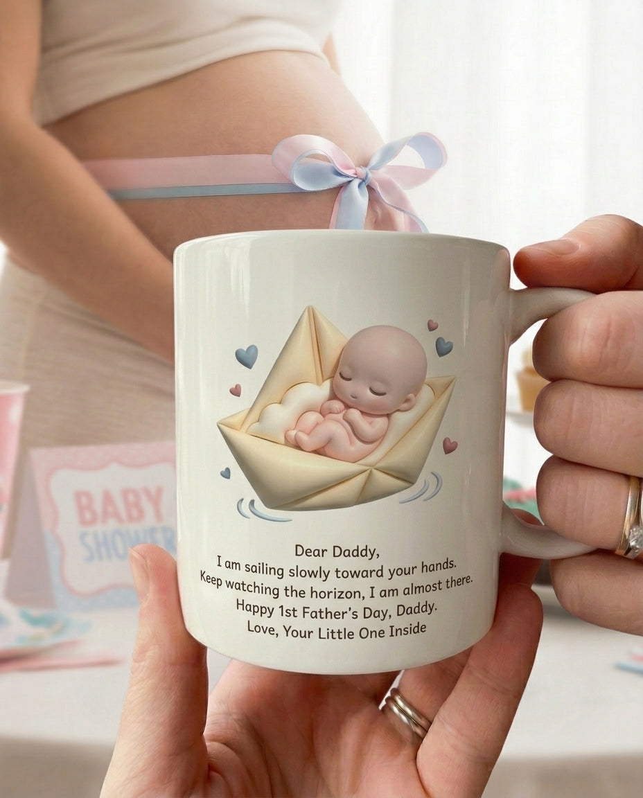 TotKind - Origami Paper Boat Bump - Mug - 11052026