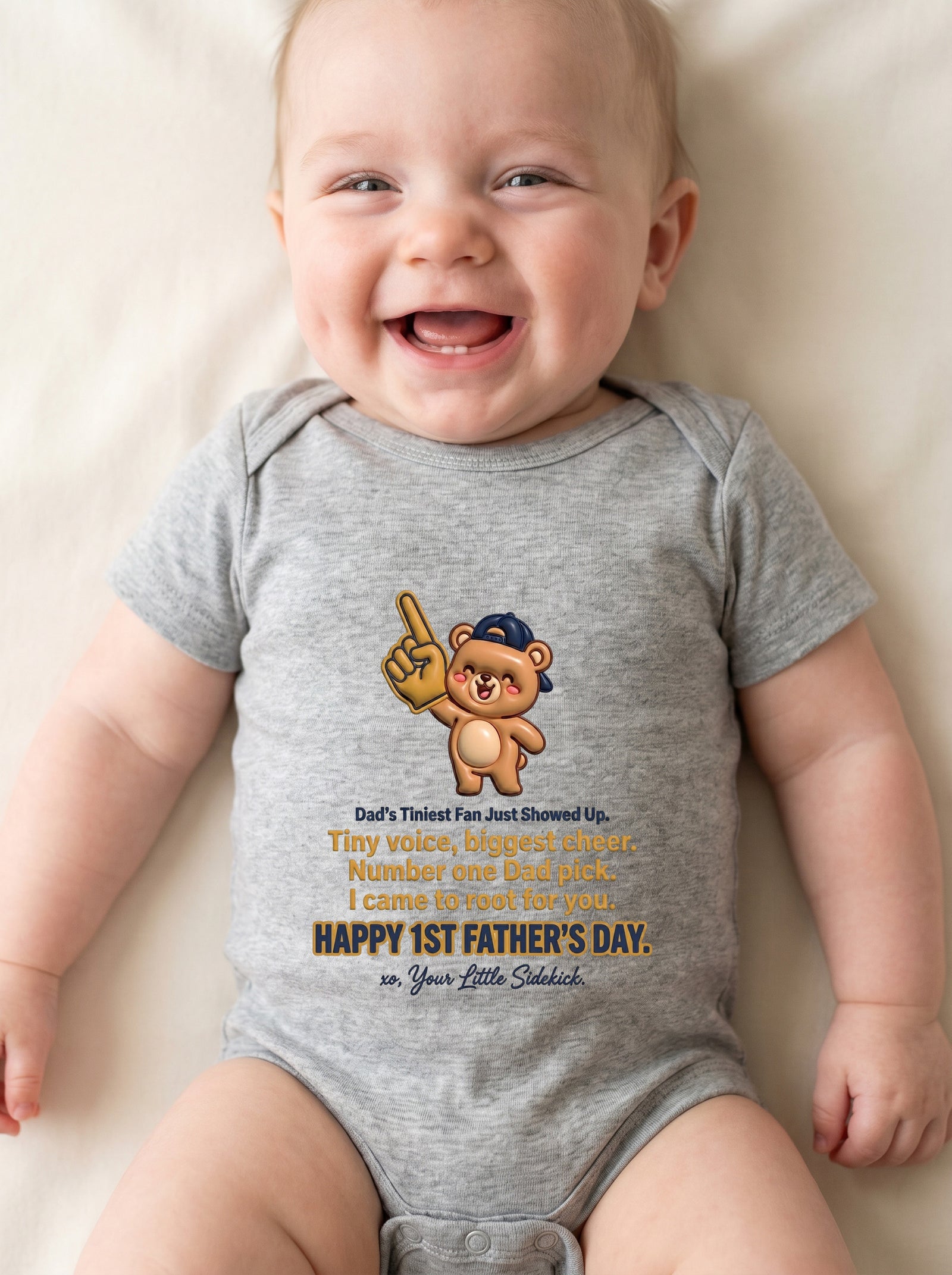 TotKind - H7 Time-Anchor Body Generalized to Stadium Foam-Fi - Baby Onesie - 18052026