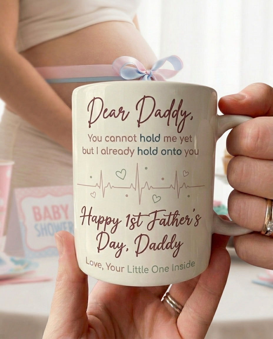 TotKind - Flat Typographic Letter From The Womb NON-3D-PUFF - Mug - 16052026
