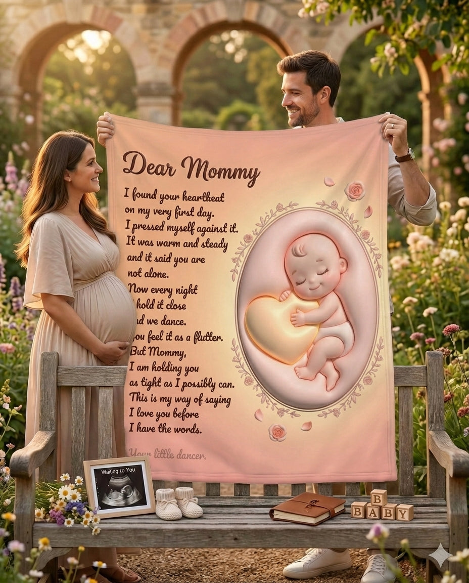 TotKind - Baby Slow Dancing with Mamas Heart - Blanket
