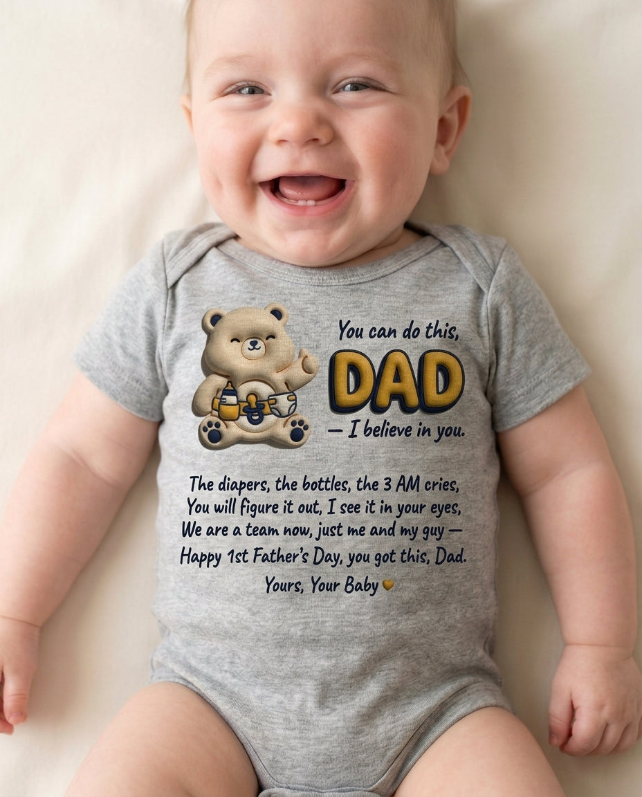 TotKind - You Got This Dad Survival Kit - Baby Onesie