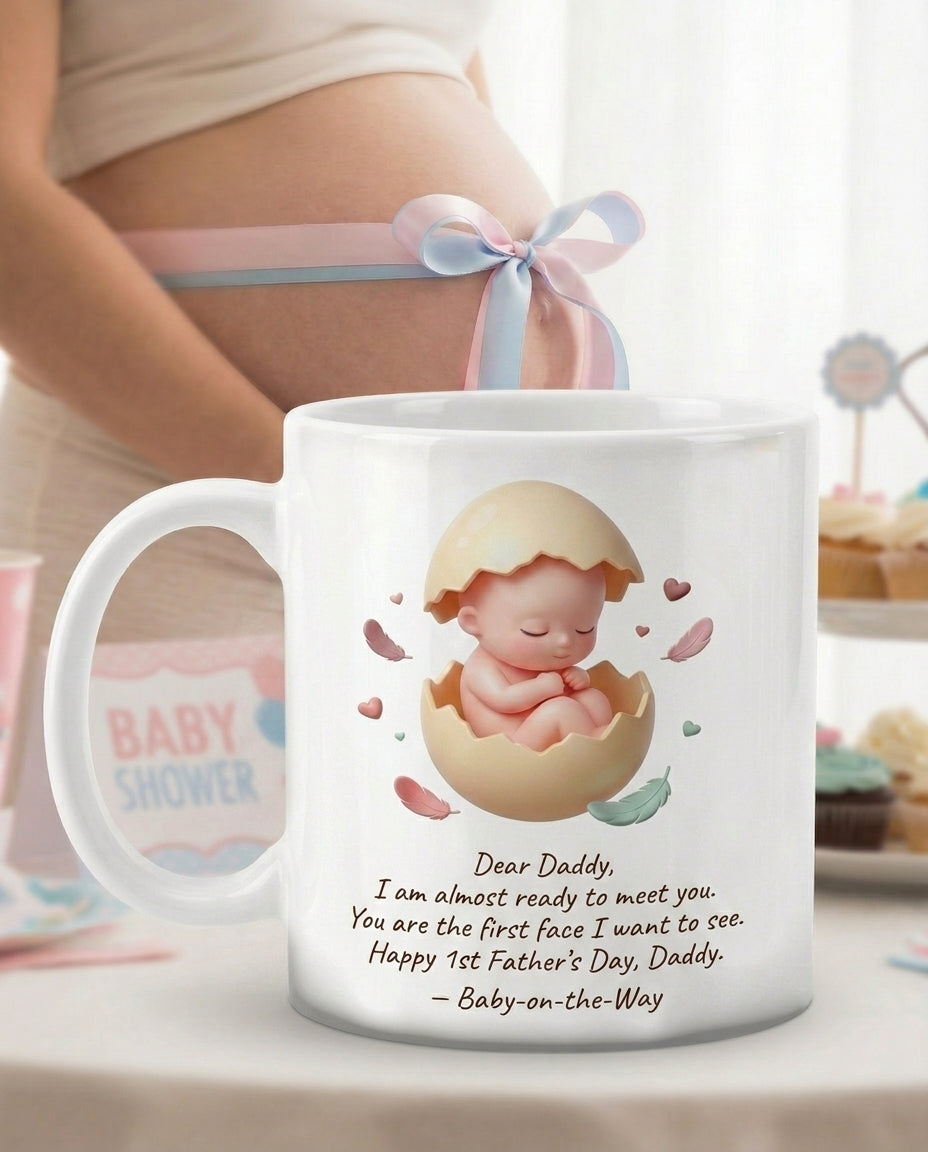 TotKind - Egg Shell Hatching Cradle Bump - Mug - 11052026