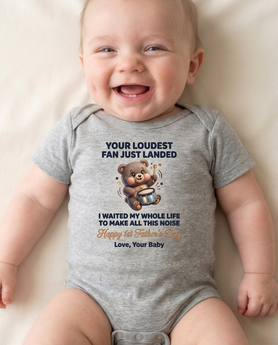 TotKind - NEW2 H17 CTA-Variation Warm-Pastel-Gradient Toy-Dr - Baby Onesie - 19052026