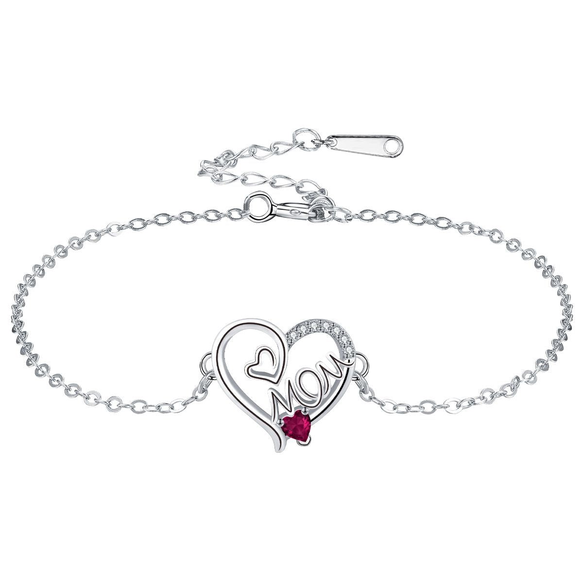 MOM Heart Bracelet
