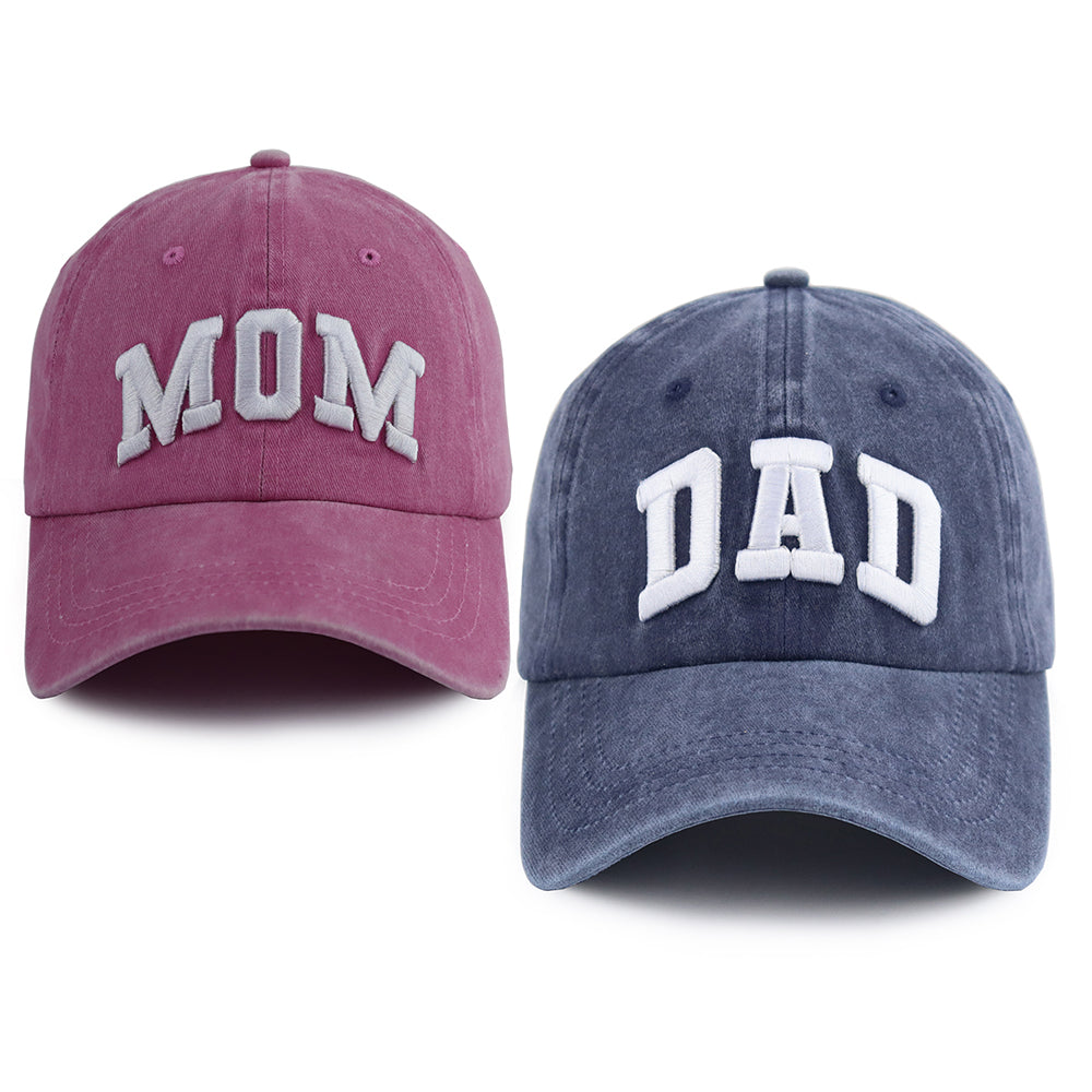 Mom + Dad Hat Set (2 pcs)