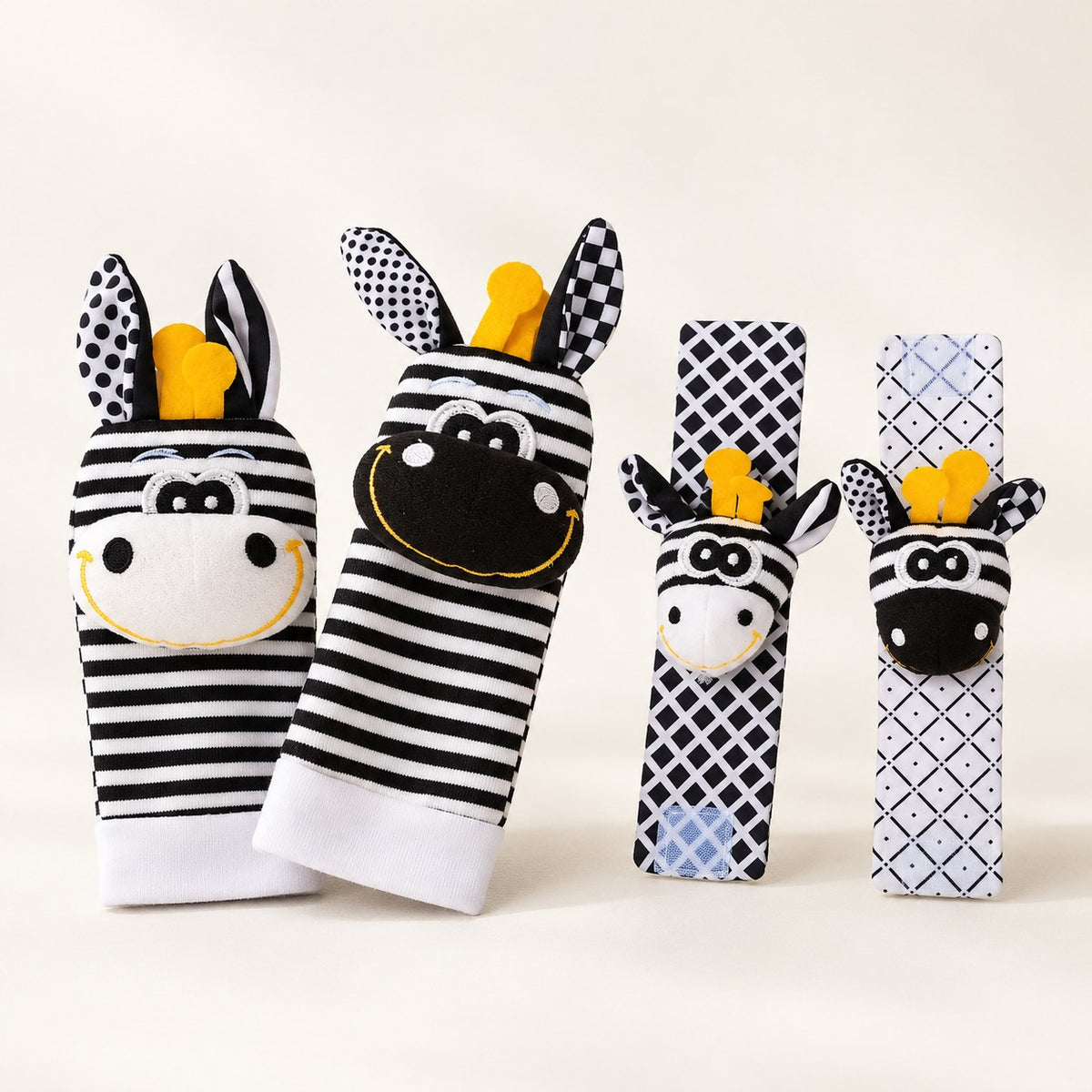 Baby Wrist Rattle & Foot Finder Socks Set