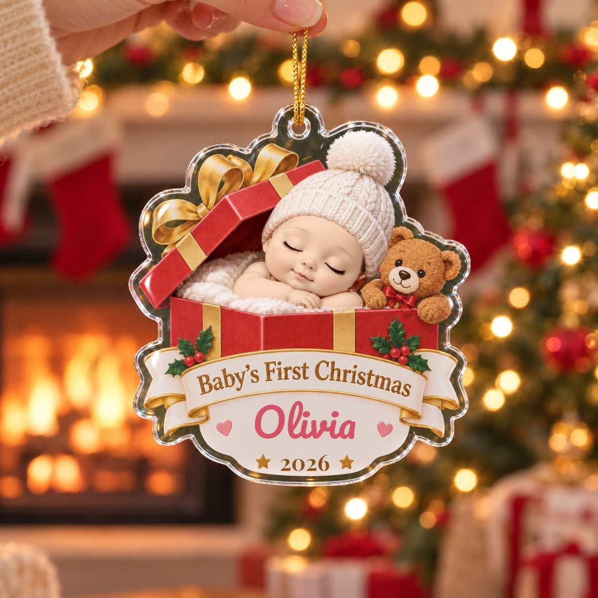 Baby Gift Box Ornament