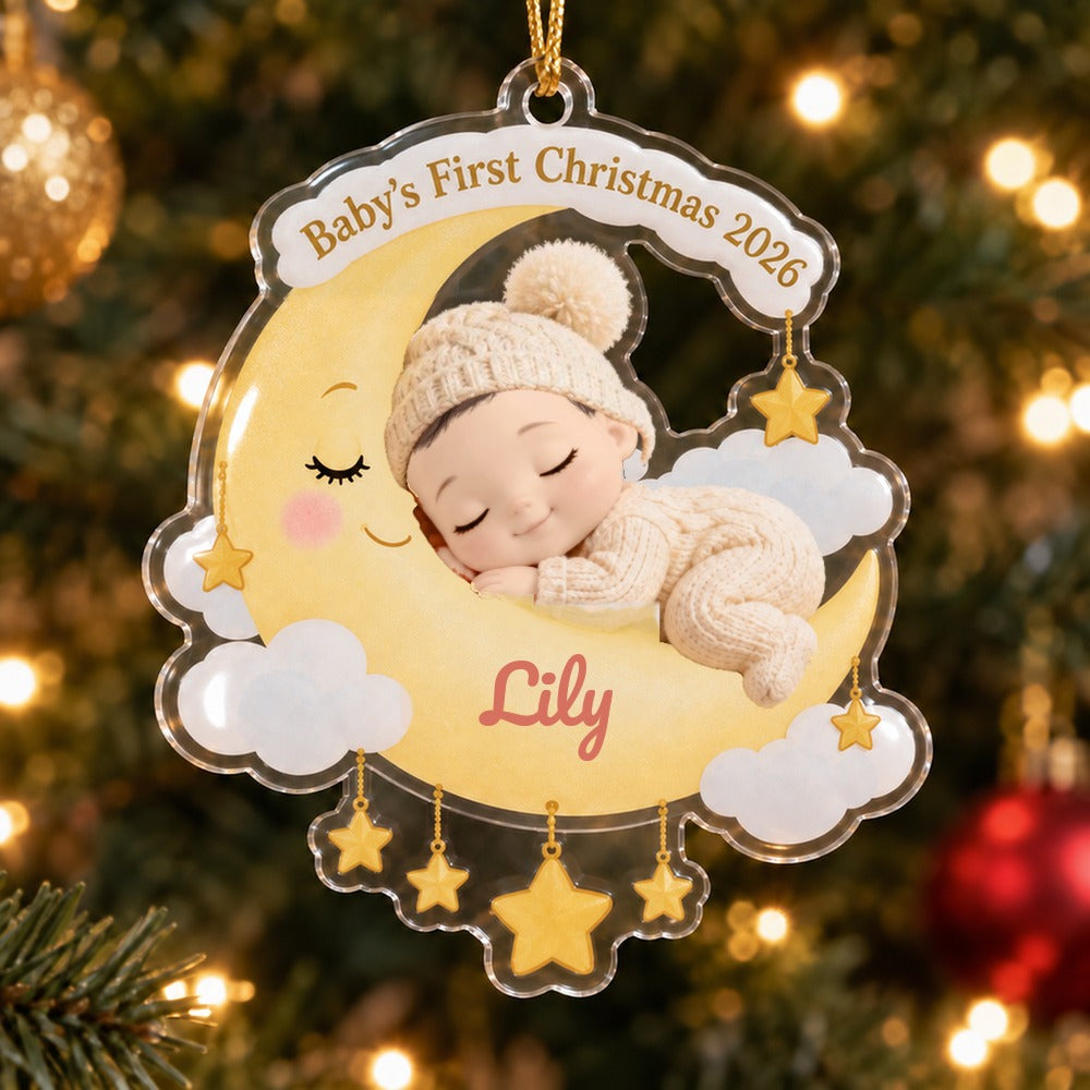 Baby Moon Ornament