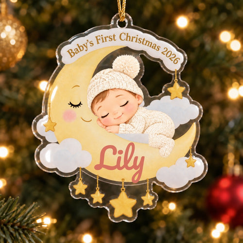 Baby Moon Ornament