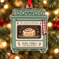 Bun in the Oven Ornament — personalized Christmas ornament