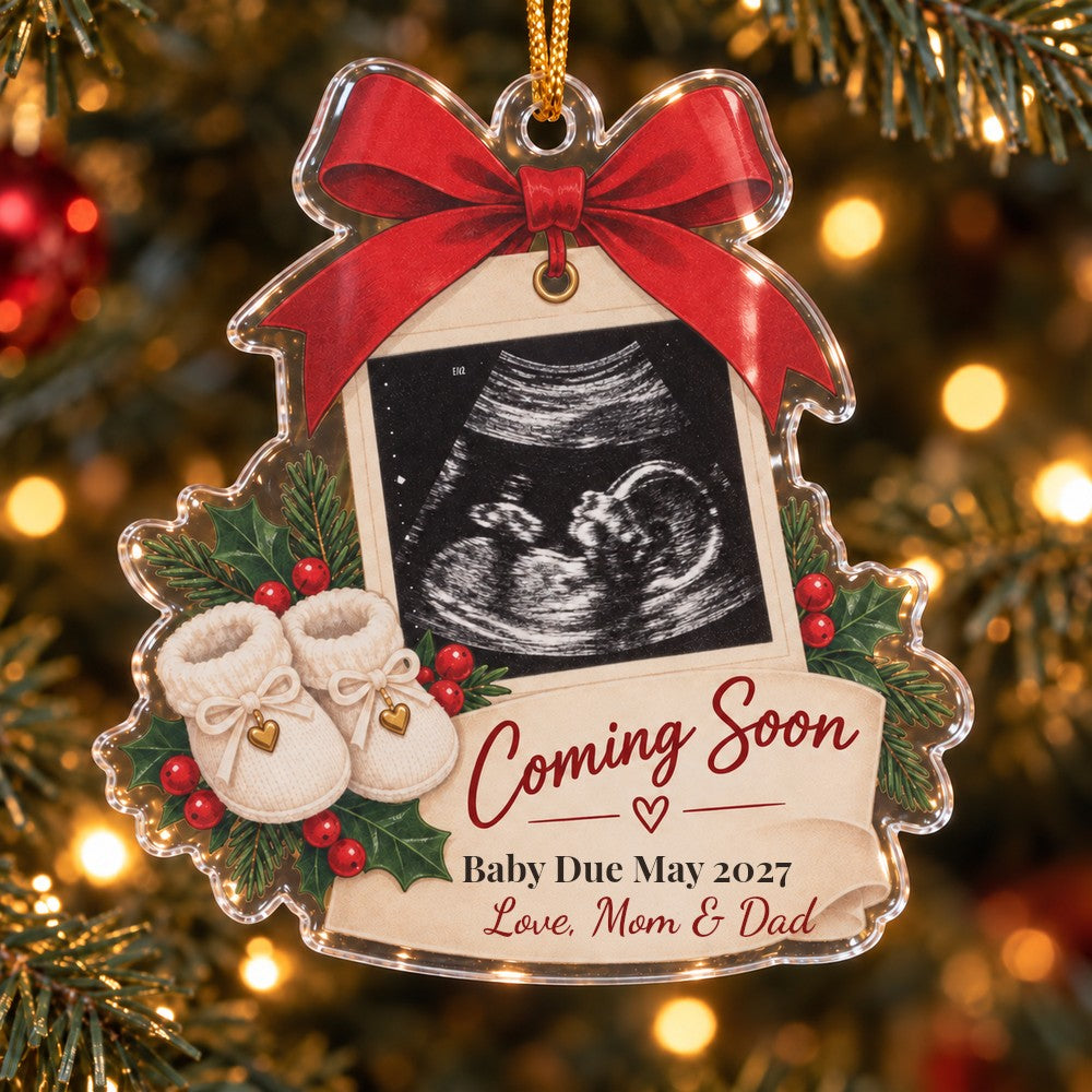 Coming Soon Ultrasound Ornament