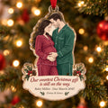 Expecting Couple Portrait Ornament