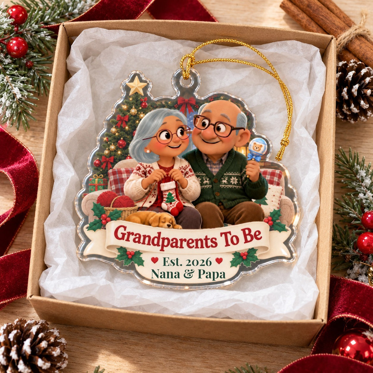 Grandparents-to-Be Ornament