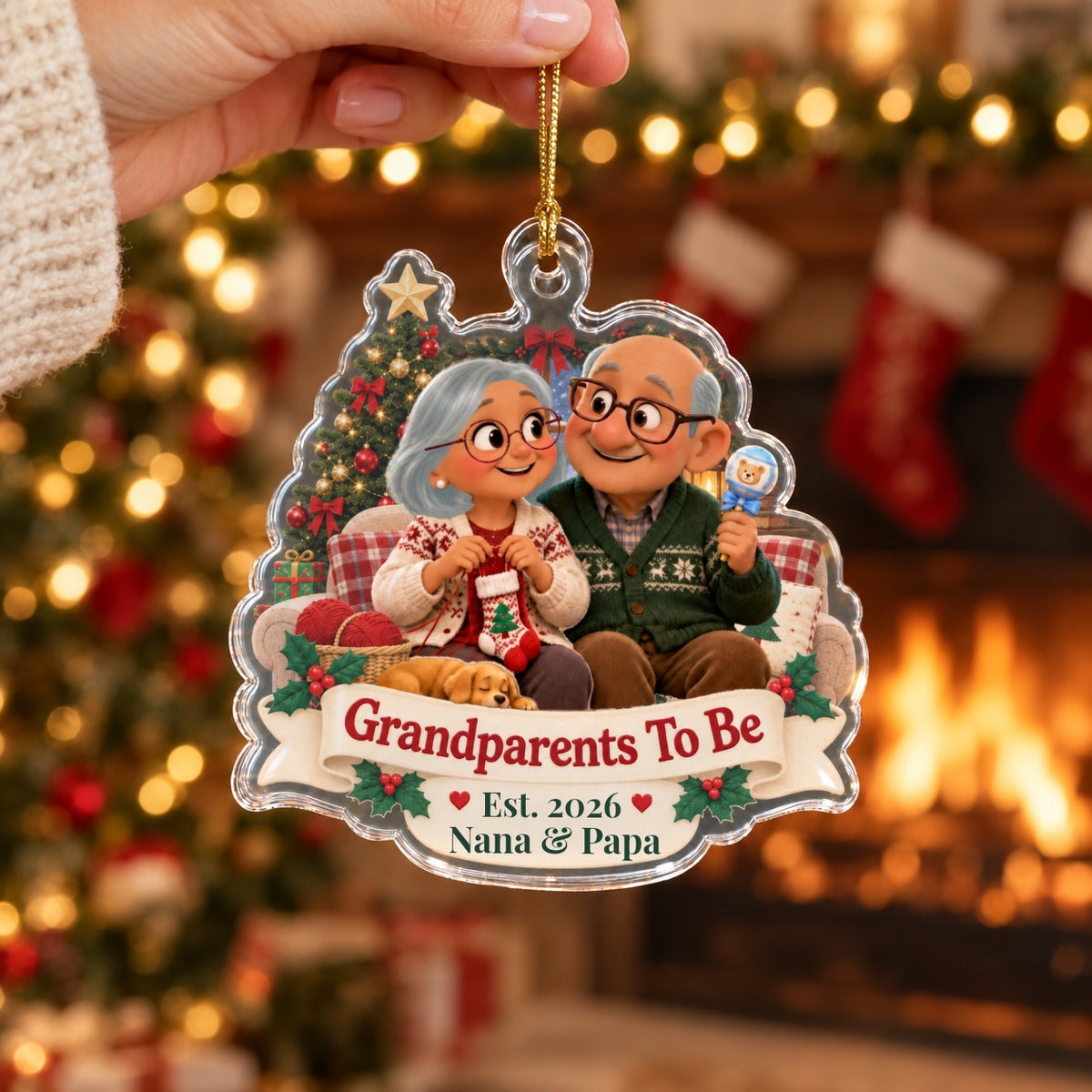 Grandparents-to-Be Ornament