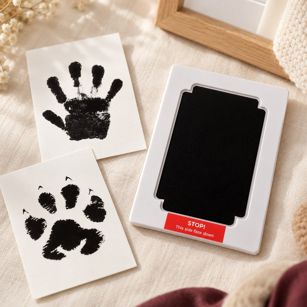 Inkless Baby & Pet Paw Print Kit — detail