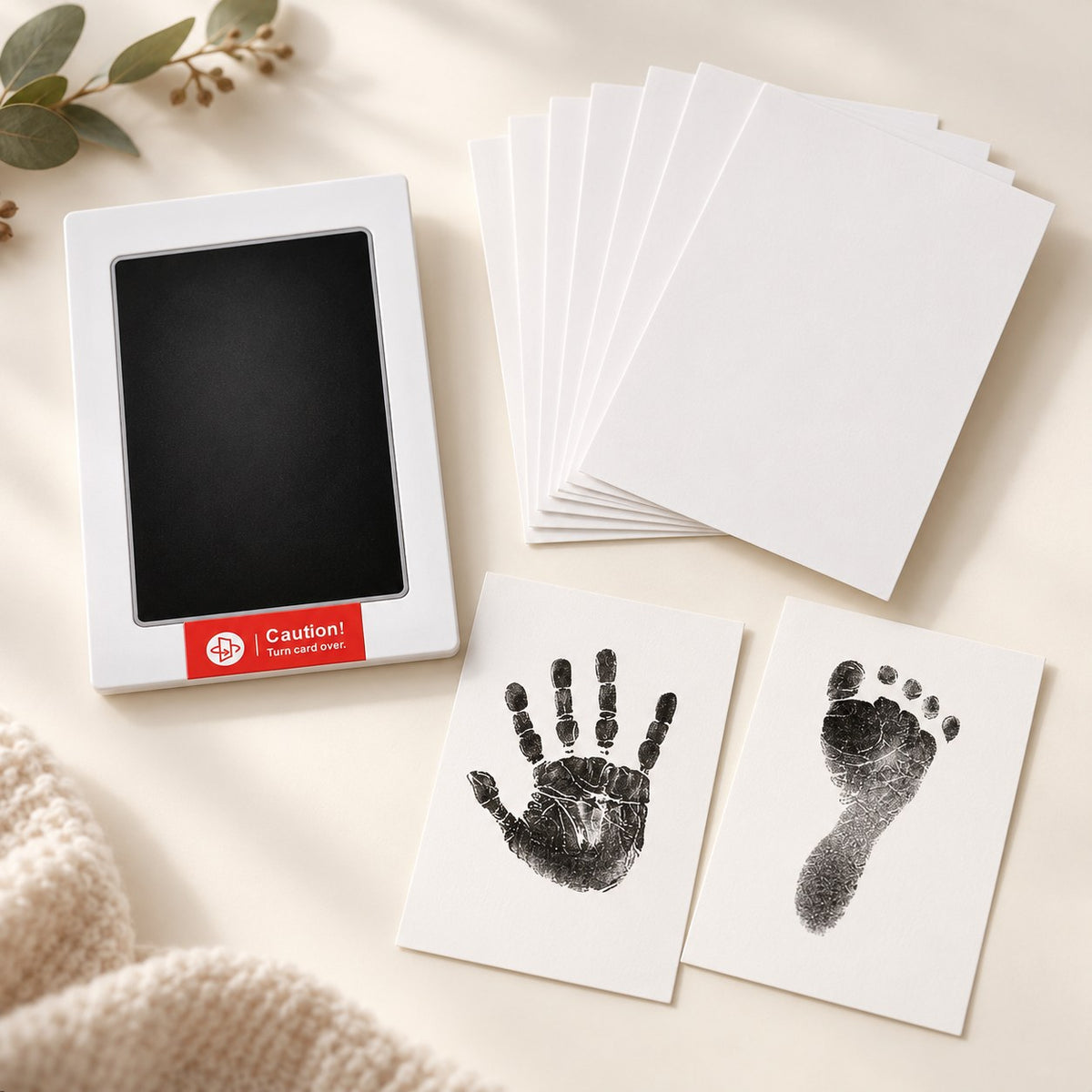 Inkless Baby Handprint & Footprint Kit — what's included