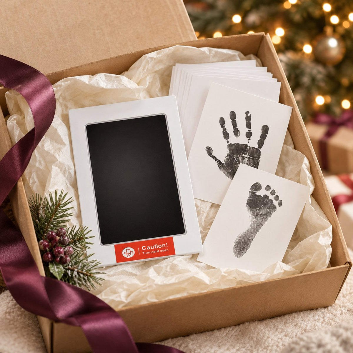 Inkless Baby Handprint & Footprint Kit — gift-ready