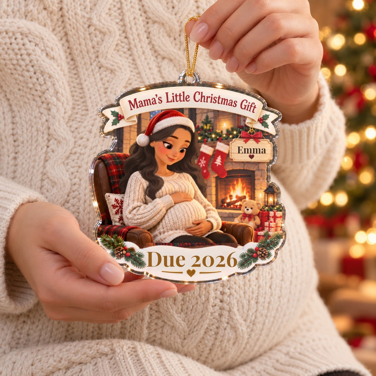 Mama's Little Gift Ornament