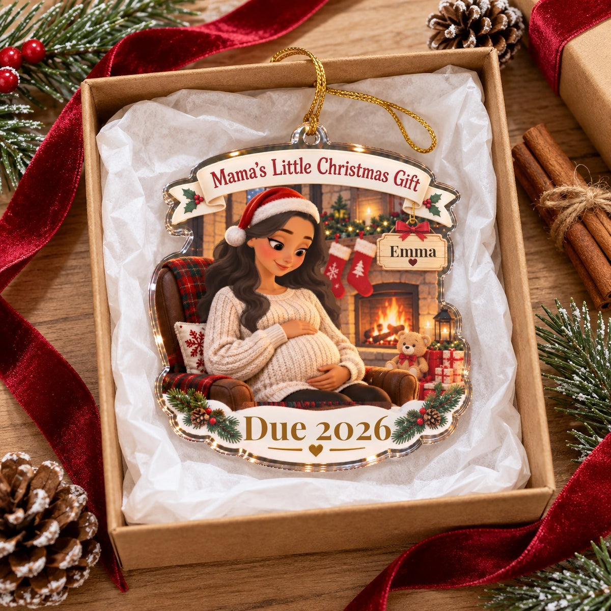 Mama's Little Gift Ornament