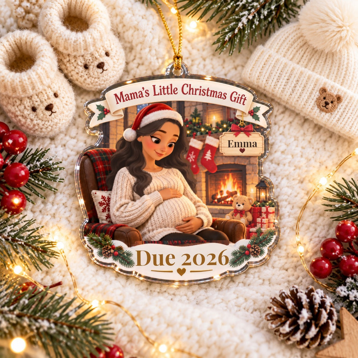 Mama's Little Gift Ornament