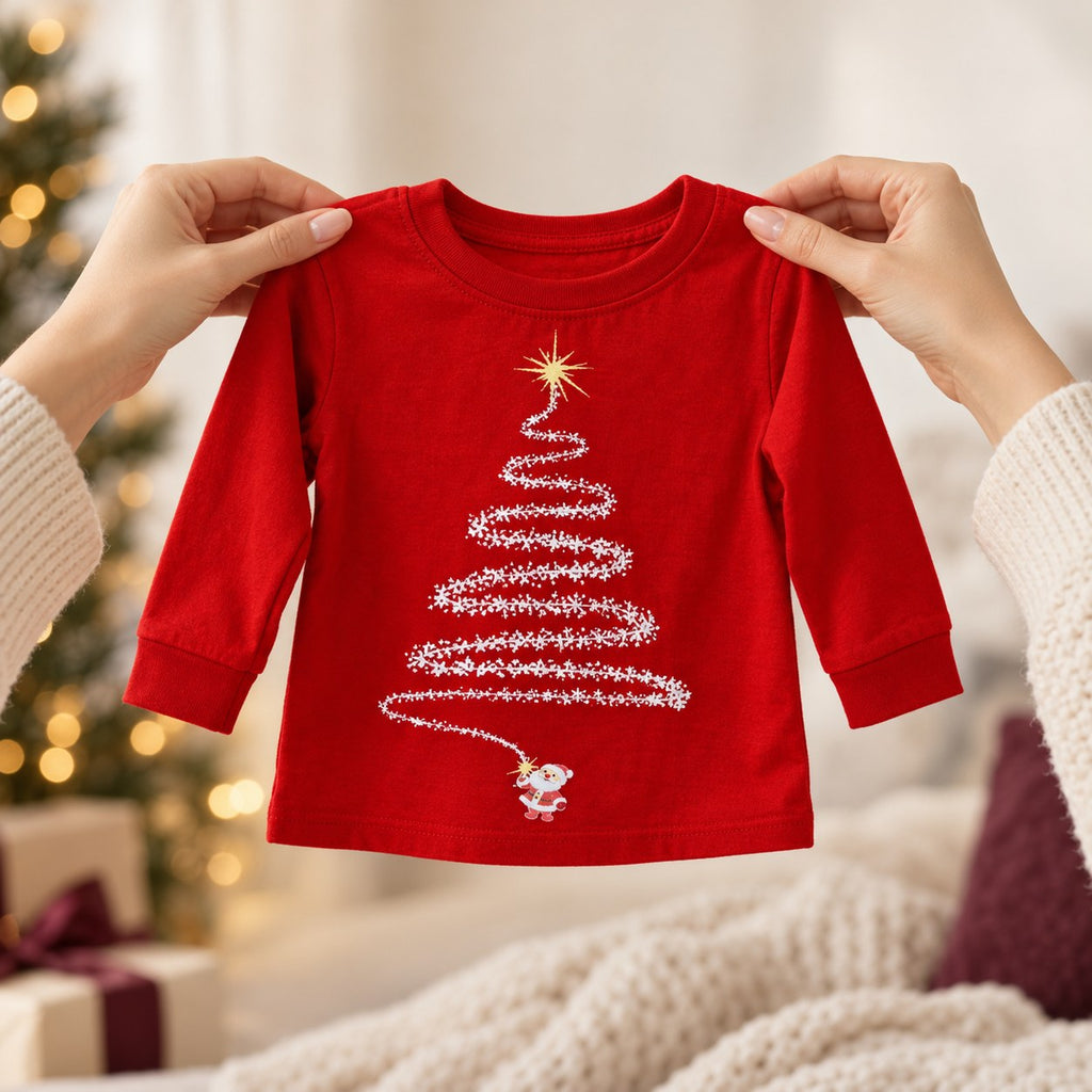 Matching Family Christmas Pajamas — size in hand