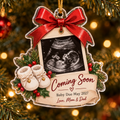 Coming Soon Ultrasound personalized acrylic ornament